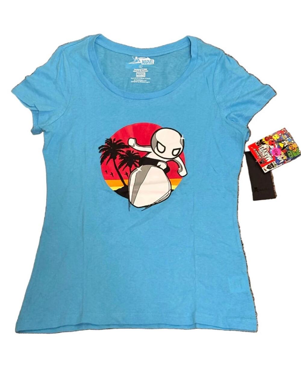 TokiDoki X Marvel Sunset Surfer 2012 Women’s Youth Marvel Pop Ice Shirt NWT M